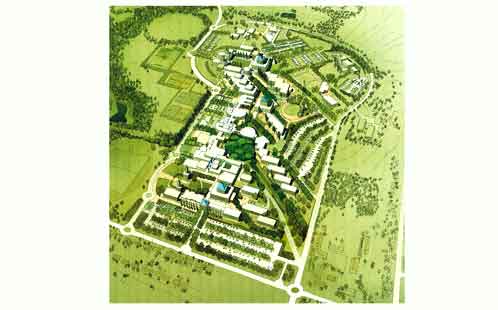 Artist's impression of Kingswood Campus, 1990 (Ref: MP-1477)