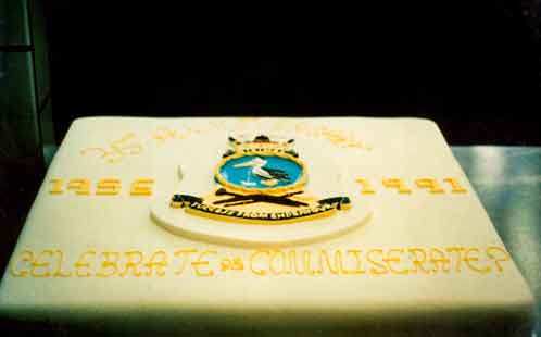 HMAS Nirimba 35 year anniversary cake 1991
