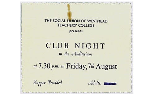 Testamur from Westmead Teachers College, 1971 (Ref: AI-2620)