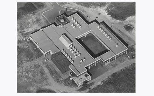 Aerial image of Bansktown campus