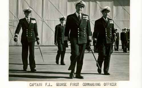 Captain FL George first commanding officer HMAS Nirimba