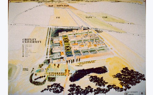 Architect's Impression of Chifley University, c.1988