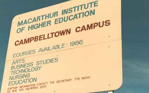 Campbelltown campus poster