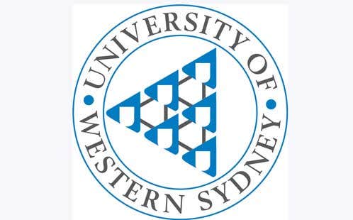 The University of Western Sydney's first logo
