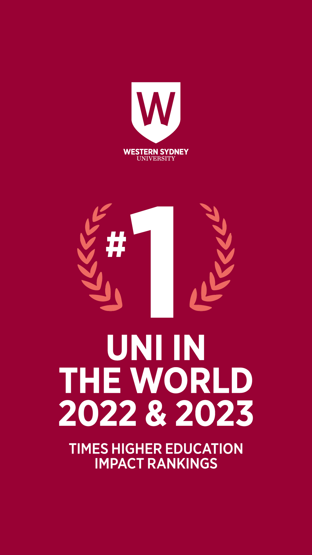 Ranked number 1 in the world for two years in a row in the Times Higher Education Impact Rankings 2022-2023 