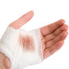 A bandaged hand wound