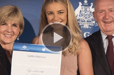 Bachelor of Policing student, Caitlin Alderson talks about receiving a New Colombo Plan Scholarship for 2016,