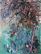 Chen Pings painting: Tree, Black Bird, Complex Emotions, 2012.