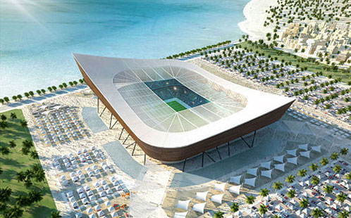 Planned Qatari stadium