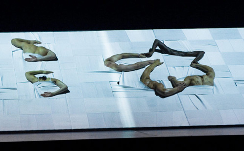 Dancers in silk