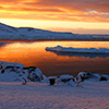 A thumbnail image of a sunset in Antarctica 