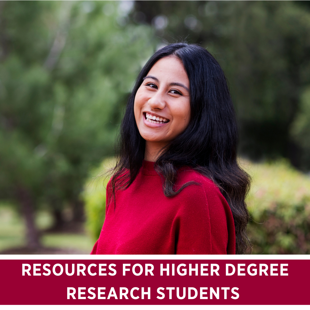 Resources for higher degree research students 