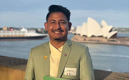 International Student of the Year Highly Commended - Aashish Neupane