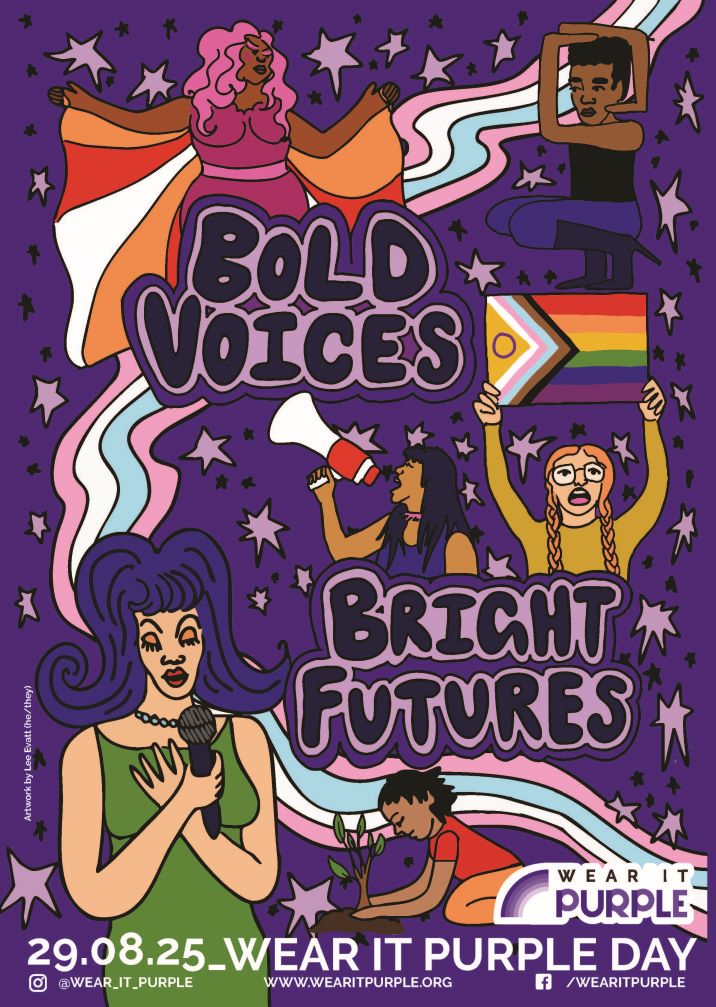 Wear It Purple 2025 Campaign Poster