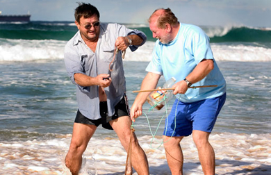 Men fishing