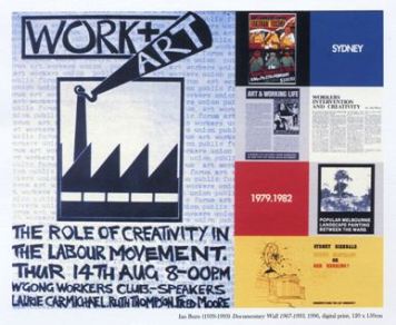 Ian Burn (1939-1993), Documentary Wall 1967-1996, Digital Print