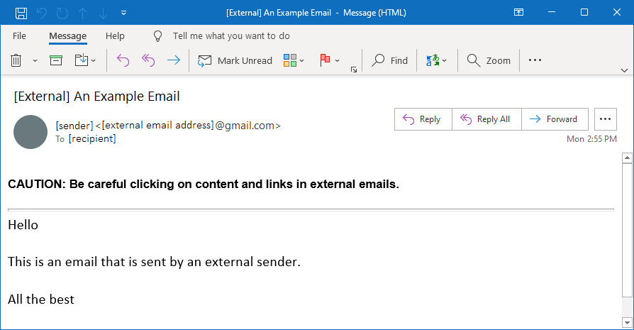 an example of the 'external' email tag