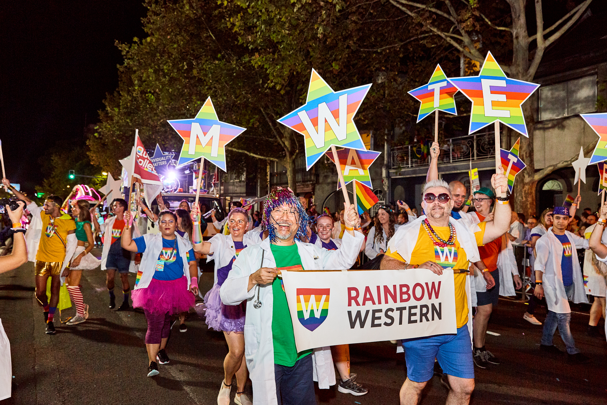 Rainbow Western in 2020 Mardi Gras Parade