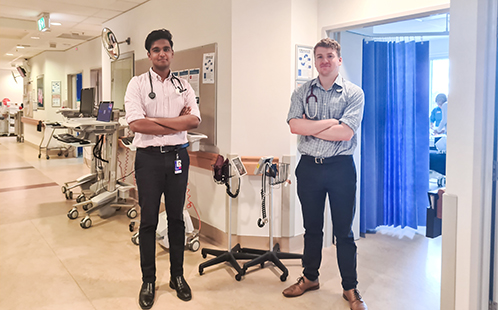 Arunan and George - Assistants in Medicine