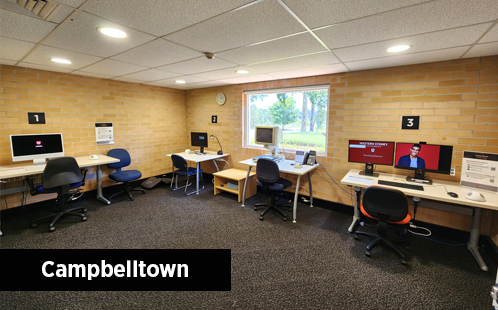 Campbelltown Access Room - 3 workstations.