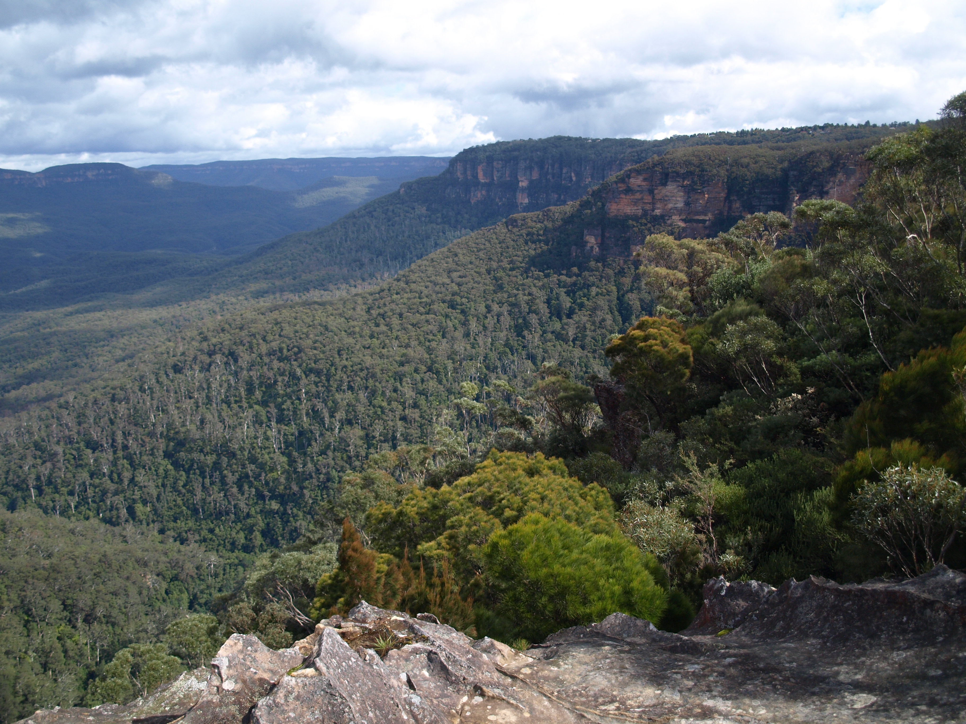 Blue Mountains NSW, as seen from Wentworth Falls area