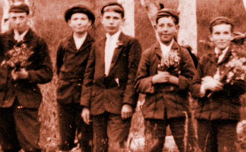 Exhibition photo of boys