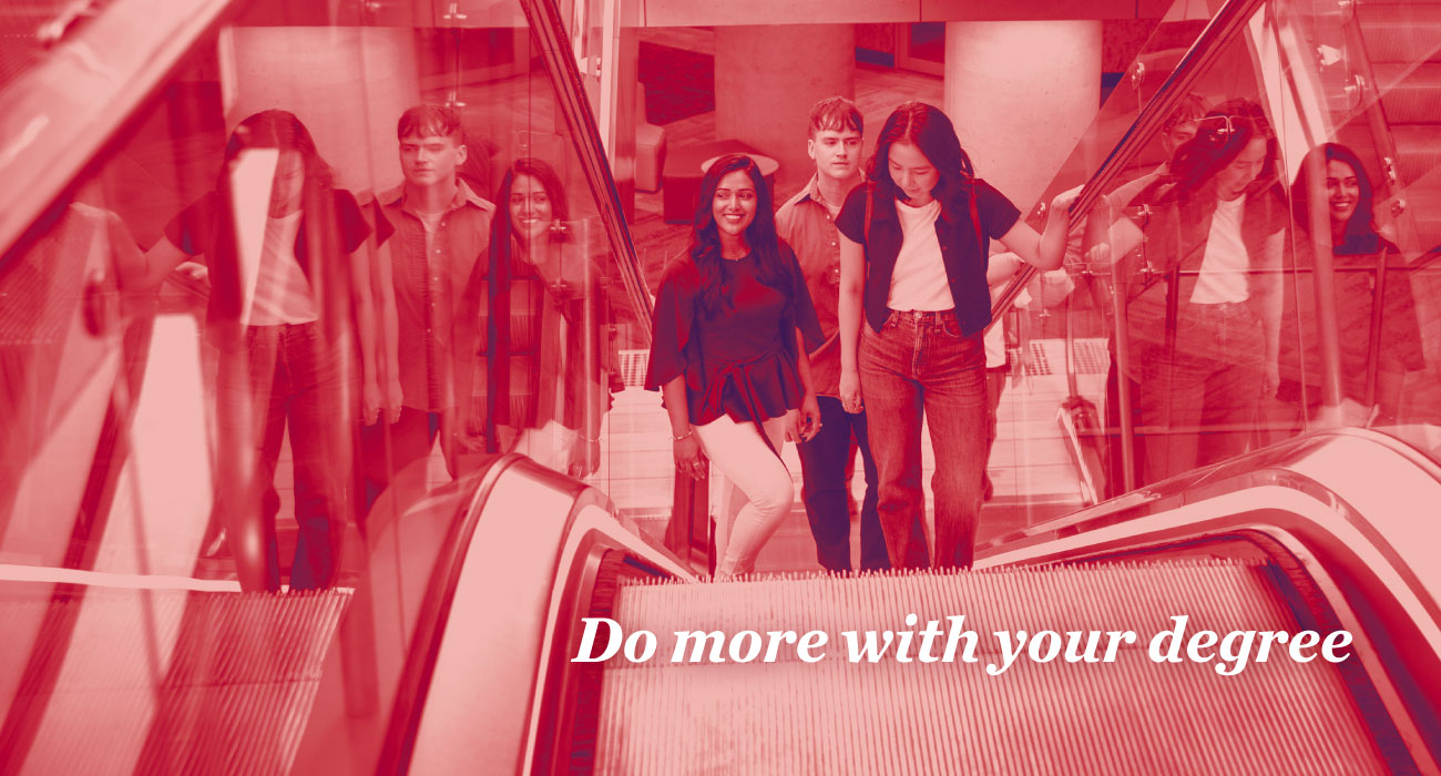 Group of students in the career development program