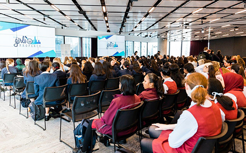 Students at the 2019 Girls in Property event