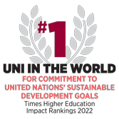 Ranked #1 in the world for our commitment to the United Nations' Sustainable Development Goals