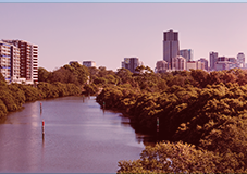 Image of Parramatta River looking towards Parramatta CBD