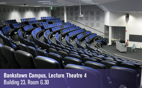 Bankstown Campus, Lecture Theatre 4, Building 23, Room G.30
