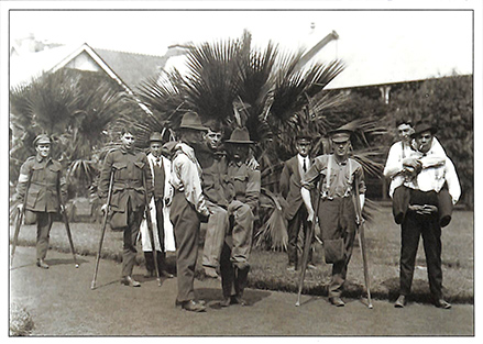 Wounded Soldiers WW1