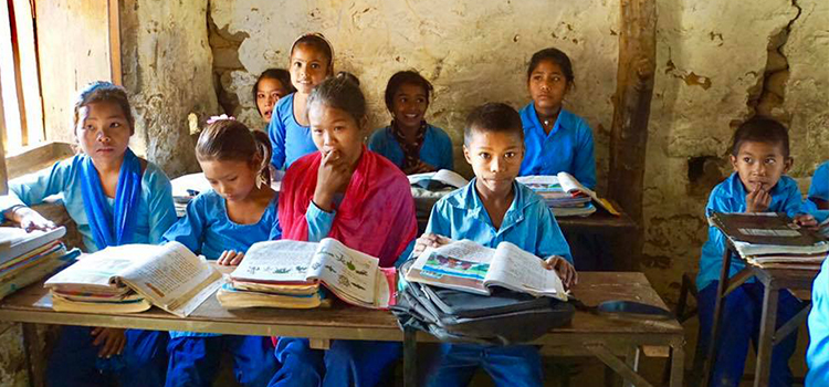 Indian school children