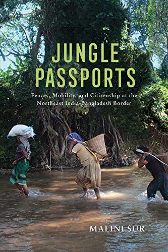 Cover of Jungle Passports book with three people walking through water carrying baskets