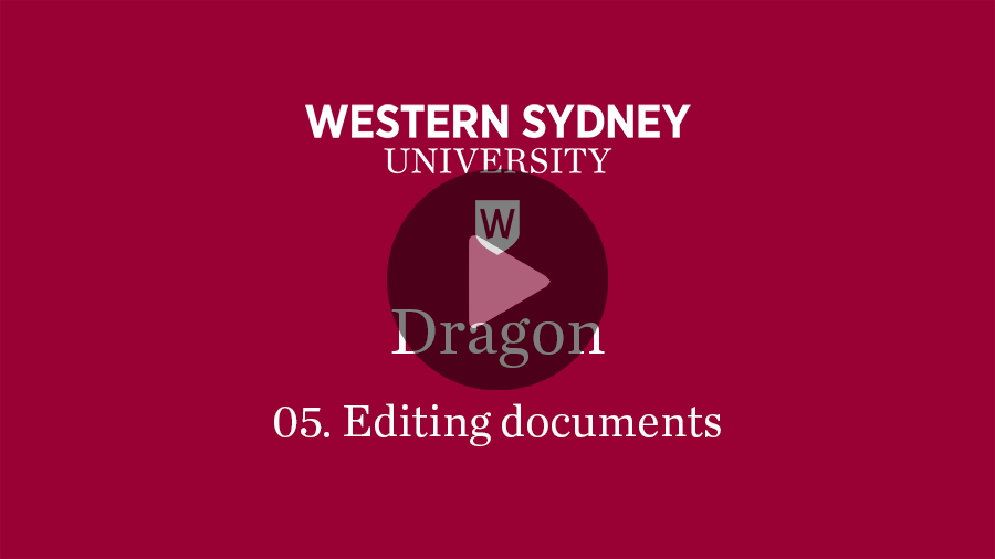 05 Editing documents video