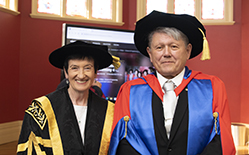 Professor Robert Whittaker AM FRSN & Chancellor, Professor Jennifer Westacott
