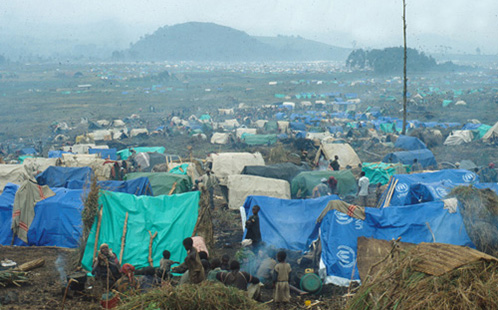 Rwandan Refugee camp