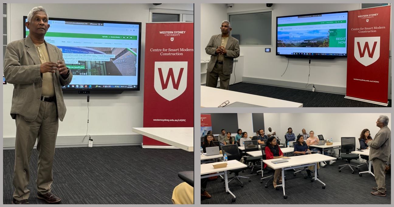 Prof Srinath Perera addressing the audience