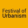 Yellow background with black writing saying Festival of Urbanism 