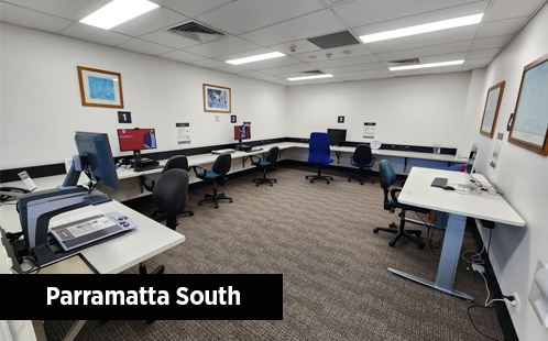 Parramatta South Access Room - 4 workstations.