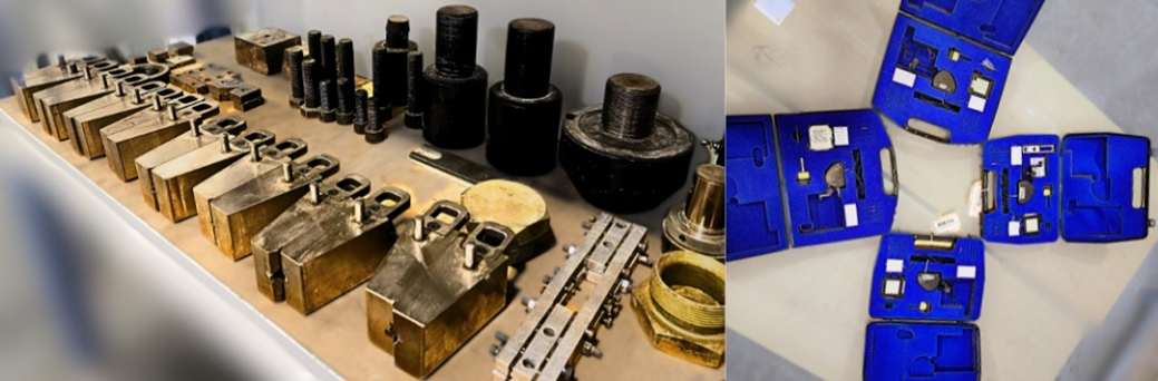 Gear Available for Different Test Setups
