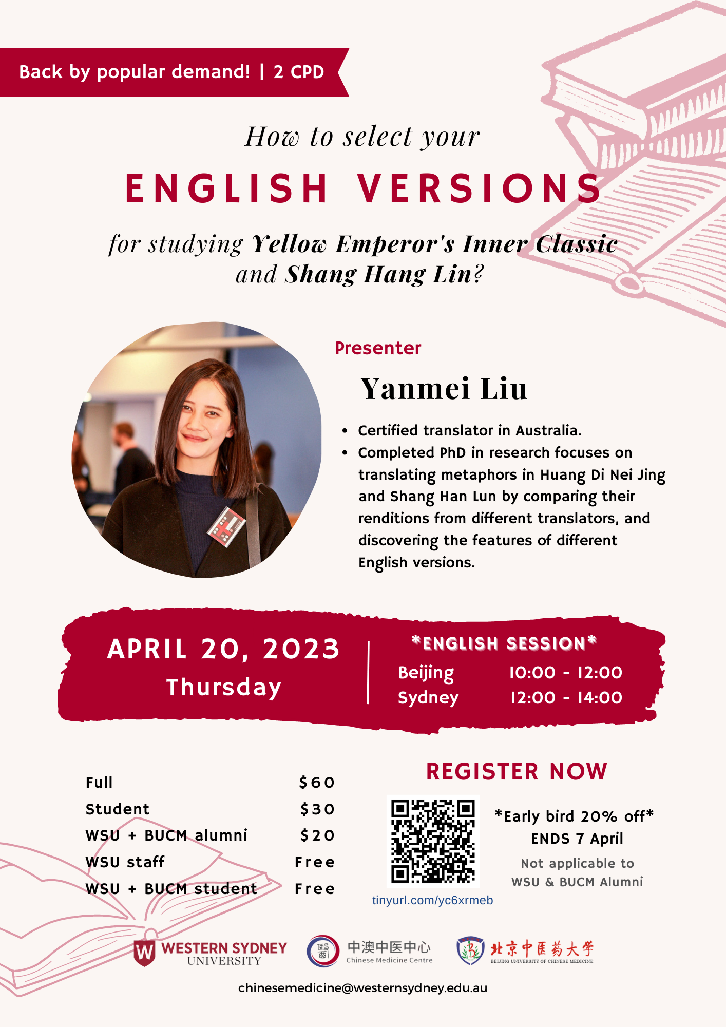 Selecting English Versions of TCM Classics (English Session)