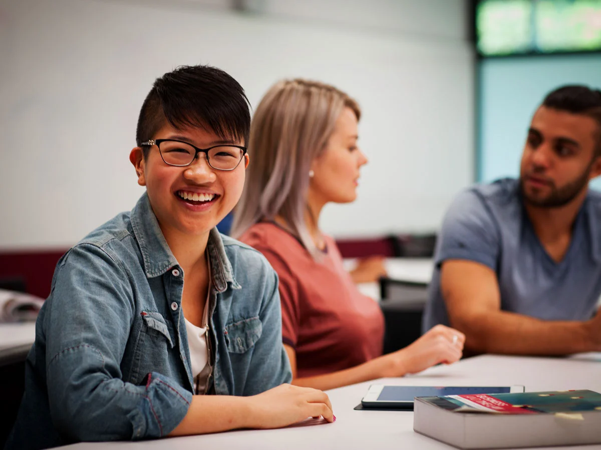 Students on campus