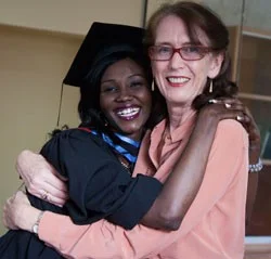Janice Reid and Ayen Chol