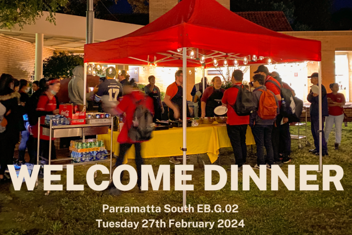Welcome Dinner at Parramatta South Campus (Free Event)