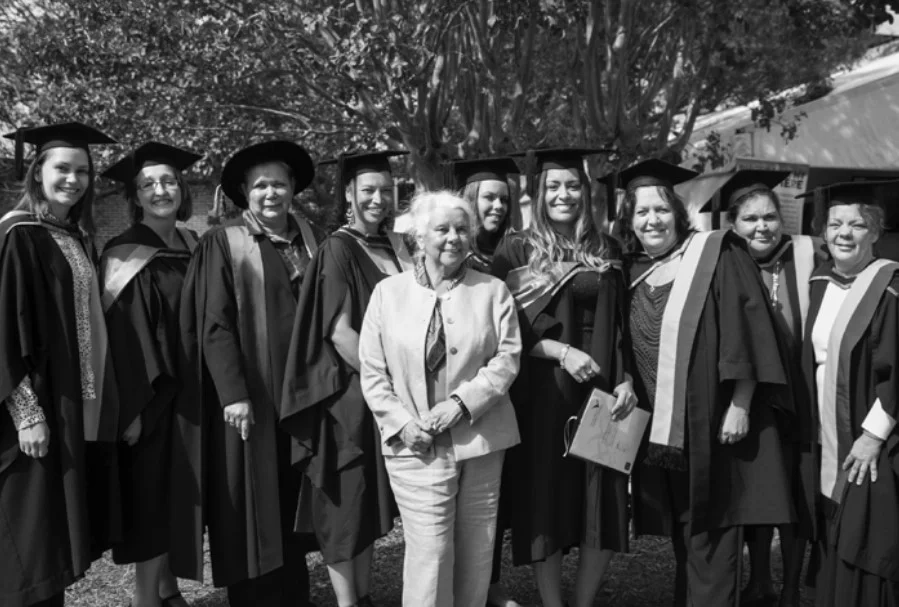 Aunty Jean with Students