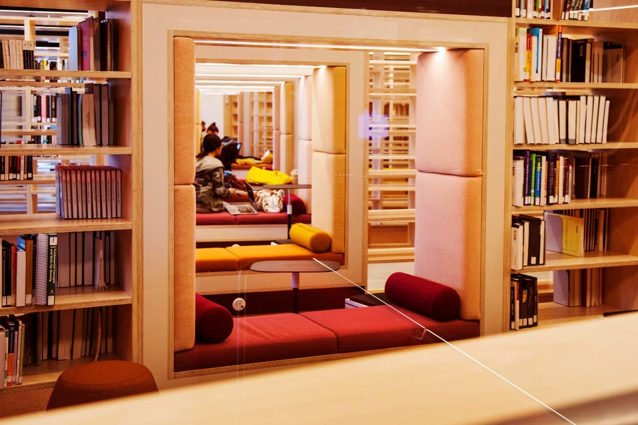 Whether you are in a group wanting to practice a presentation or you need to work quietly on your own, Liverpool Library offers a comfortable study environment.