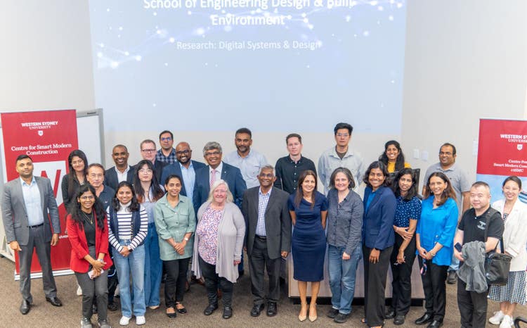 Group photo of colloquium participants