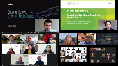 Screenshot of roundtable