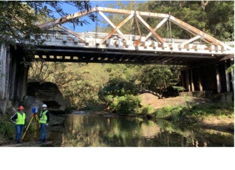 Digital twin development of Tunks Creek Bridge